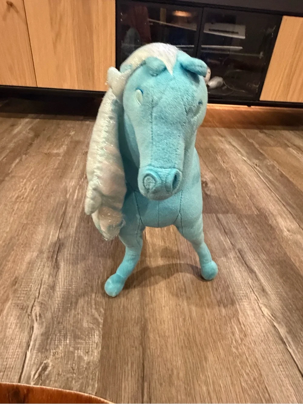 Disney Teal Plush Horse Stuffed Animal